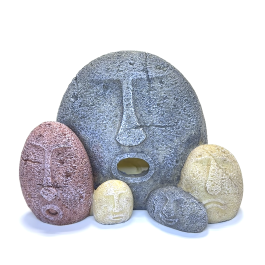 Декорация PRIME для аквариума "Тотем Истуканы", 19,5*12*14см