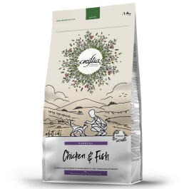 1,4кг Корм Craftia Harmona Adult Cat беззерновой для взрослых кошек из Курицы и рыбы