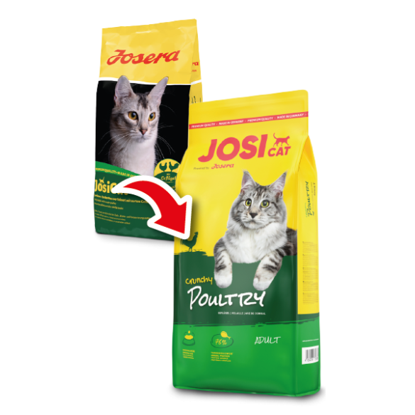 Корм в развес Josera JosiCat Crunchy Poultry для взрослых кошек, Мясо птицы, 1кг