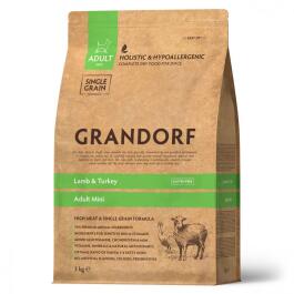 Корм в развес GRANDORF DOG Lamb&Turkey MINI BREEDS низкозерновой для собак мелких пород, Ягнёнок с индейкой, 1 кг