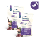 400гр+400гр Корм Sanabelle Adult Ostrich для кошек со страусом (Набор)