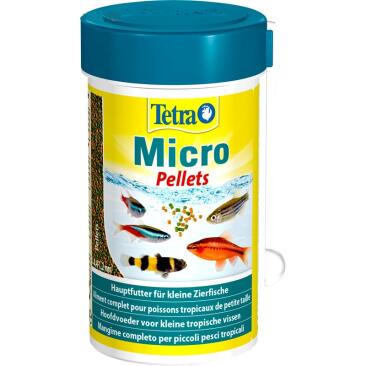 100мл Корм TETRA Micro Pellets Микро шарики для декоративных рыб небольшого размера