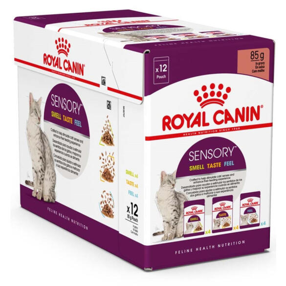3X4X85гр Влажный корм ROYAL CANIN Sensory Multipack соус