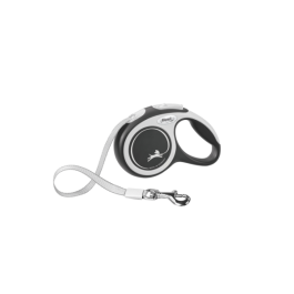 Рулетка FLEXI New Comfort XS 12кг 5м шлея, черный
