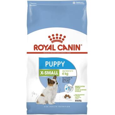 1,5кг Корм ROYAL CANIN X-Small Puppy для щенков миниатюрных пород до 10 месяцев