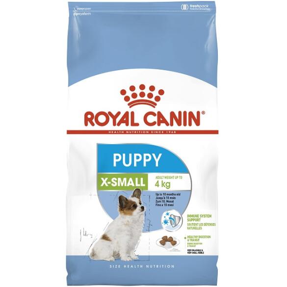 1,5кг Корм ROYAL CANIN X-Small Puppy для щенков миниатюрных пород до 10 месяцев