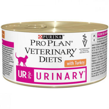 195гр Консервы PRO PLAN PPVD UR ST/OX Urinary диета для кошек при болезнях нижних отделов мочевыводящих путей с Индейкой