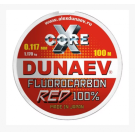 Леска Dunaev Fluorocarbon RED 0.117мм 100м