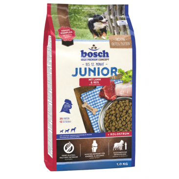 1кг Корм Bosch Junior Lamb&Rice для щенков, Ягненок с Рисом