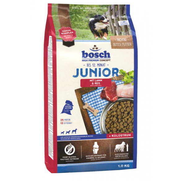 3кг Корм Bosch Junior Lamb&Rice для щенков, Ягненок с рисом
