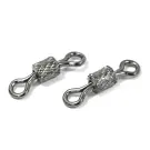 Вертлюг Namazu Pro ROLLING RIBBED SWIVEL, Carbon,9 test-6кг, латунь