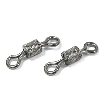 Вертлюг Namazu Pro ROLLING RIBBED SWIVEL, Carbon,9 test-6кг, латунь