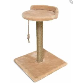 Когтеточка-столбик с бортиком