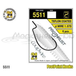 Крючок офсетный Pontoon 21 Teflon Coated 5511 №3/0 4шт