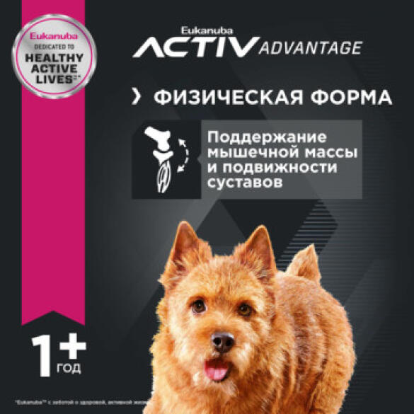 Корм в развес Eukanuba DOG Adult Small Breed для взрослых собак мелких пород с птицей, 1кг