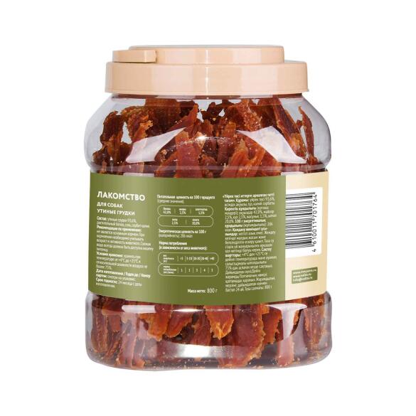 Лакомство в развес Мнямс для собак Утиные грудки, 1кг