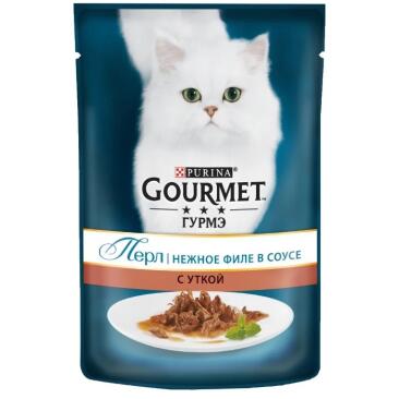 75гр Корм для кошек GOURMET Perle с Уткой