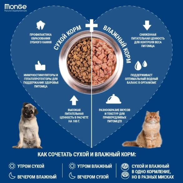 150гр Влажный корм Monge Dog Monoprotein FRUIT Chicken/Apple для щенков и беременных собак из Курицы с яблоком