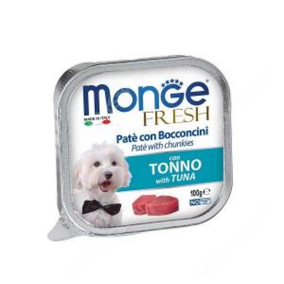 100гр Влажный корм Monge Dog FRESH Tuna для собак, паштет из Тунца
