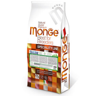 15кг Корм Monge Dog SP Monoprotein Adult Rabbit/Rice для взрослых собак всех пород с Кроликом и рисом