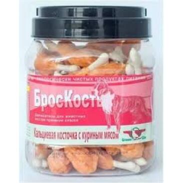 Лакомство в развес GreenQzin БРОСКОСТЬ Куриное мясо на косточке, 1кг