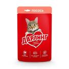 75гр Корм ДАРЛИНГ  для кошек Лосось в соусе