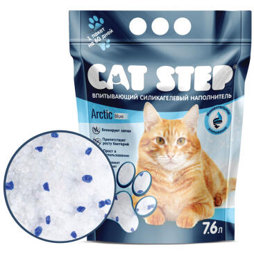 Наполнитель силикагелевый Cat Step Arctic Blue 7,6л