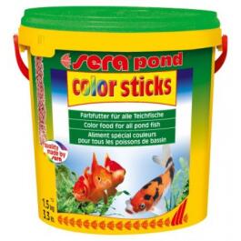 Корм в развес SERA Pond Color Sticks Для усиления окраса крупных и прудовых рыб, 1кг