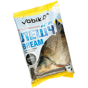 Прикормка Vabik ICE Лещ Зимняя Черная 750гр