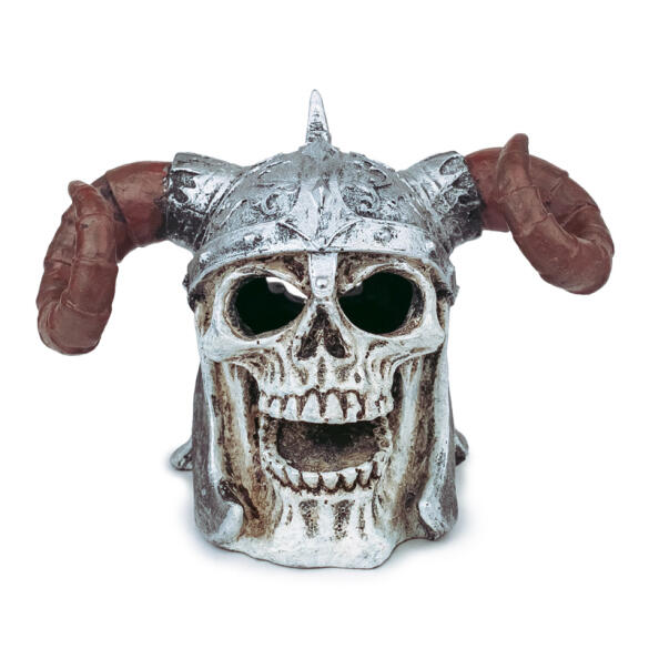 Декорация для аквариума Silver Berg Череп в шлеме 16*11*11,5cм, №725