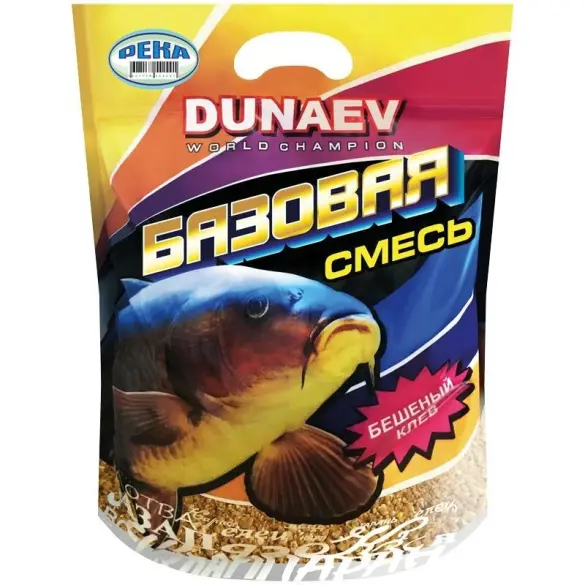 Прикормка "DUNAEV Базовая смесь" 2.5кг Река
