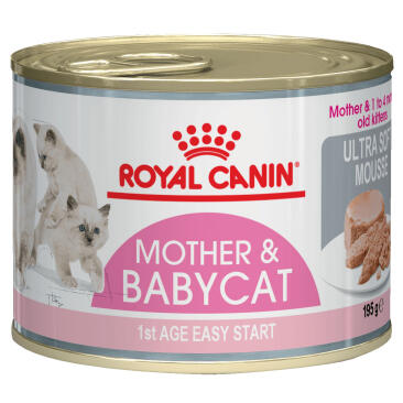 195гр Консервы ROYAL CANIN Mother & Babycat Instinctive Мусс для котят с рождения и до 4 месяцев, беременных и кормящих кошек