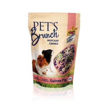400гр Корм PET'S Brunch сухой для грызунов "Рацион для морских свинок"