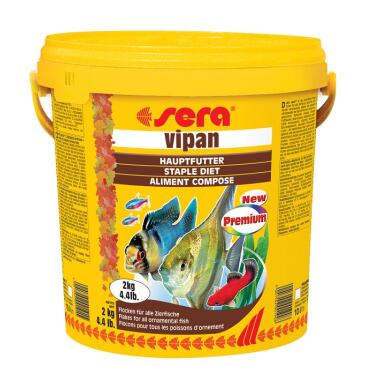Корм в развес SERA Vipan Nature Хлопья для всех аквариумных рыб, 1кг