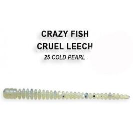 Резина Crazy Fish Cruel Leech 2'' №25, Кальмар, 8шт