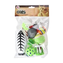 Набор игрушек "Red Bow" для кошек, 8шт