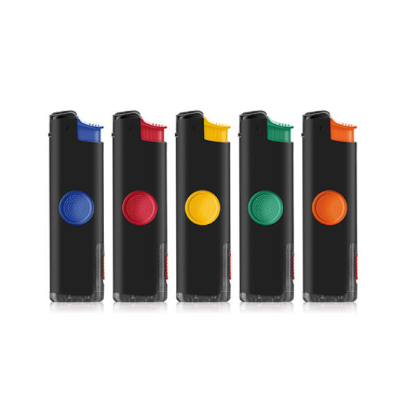 Зажигалка Wisen WP-25 TURBO SPINNER RUBBER LED