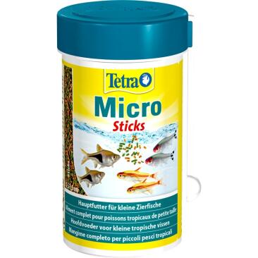 100мл Корм TETRA Micro Stiks Микро палочки для декоративных рыб небольшого размера