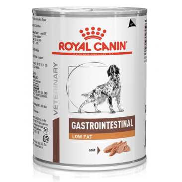 420гр Консервы ROYAL CANIN Gastrointestinal Low Fat диета для собак при нарушениях пищеварения и экзокринной недостаточности поджелудочной железы, паштет