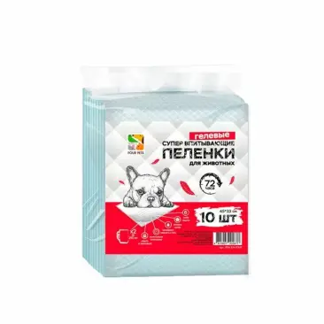 Пеленки FOUR PETS для собак 45х33см, 10шт