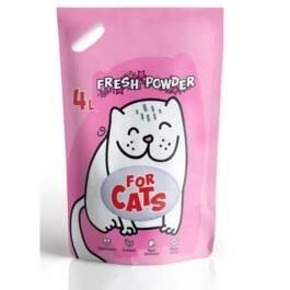 Наполнитель силикагелевый FOR CATS  Fresh Powder, 4л