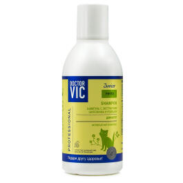 200мл Шампунь Doctor VIC с экстрактом Шиповника и Ромашки для котят