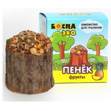 Лакомство БОСПА ЭКО для грызунов ПЕНЕК фрукты
