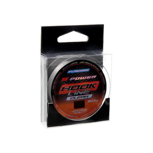 Леска FLAGMAN S-Power Hook Line 50м 0,14мм