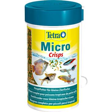 100мл Корм TETRA Micro Crips Микро чипсы для декоративных рыб небольшого размера