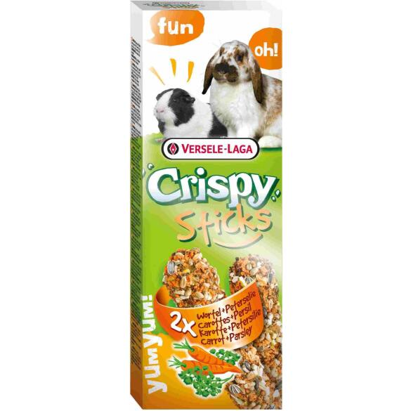 2х55гр Палочки-Лакомства Versele-Laga Crispy Sticks  для Кроликов и Морских Свинок с морковью и петрушкой
