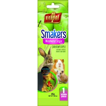 45гр Vitapol Smakers зерновые палочки с яблоком для грызунов, 1шт