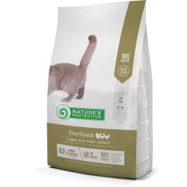 2кг Корм Nature's Protection NP Sterilised для кошек после стерилизации
