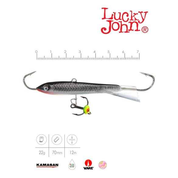 Балансир Lucky John CLASSIC 7 + тр. 70мм 13H