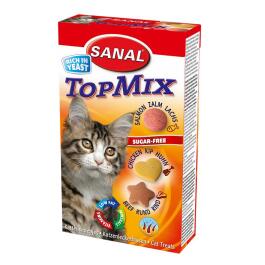 50гр Лакомство SANAL Top Mix для котов (Курица, Говядина, Лосось)